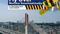 Flyover Mochtar Kusumaarmadja ditutp selama 4 hari (Instagram @BBPJNDKIJakarta-Jawa Barat).