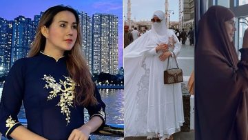 Transgender Isa Zega umroh layaknya seorang wanita tulen ( instagram @zega_real).