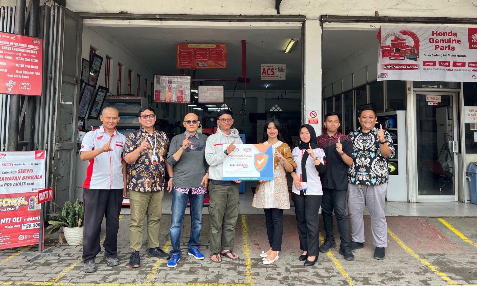 AHASS Care Wujud Kepedulian dan Perlindungan Nyata bagi Pelanggan (dok Honda).
