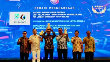 Pemkot Bekasi Raih Penghargaan Bergengsi di TOP DIGITAL Awards 2024 (dok Pemkot Bekasi).