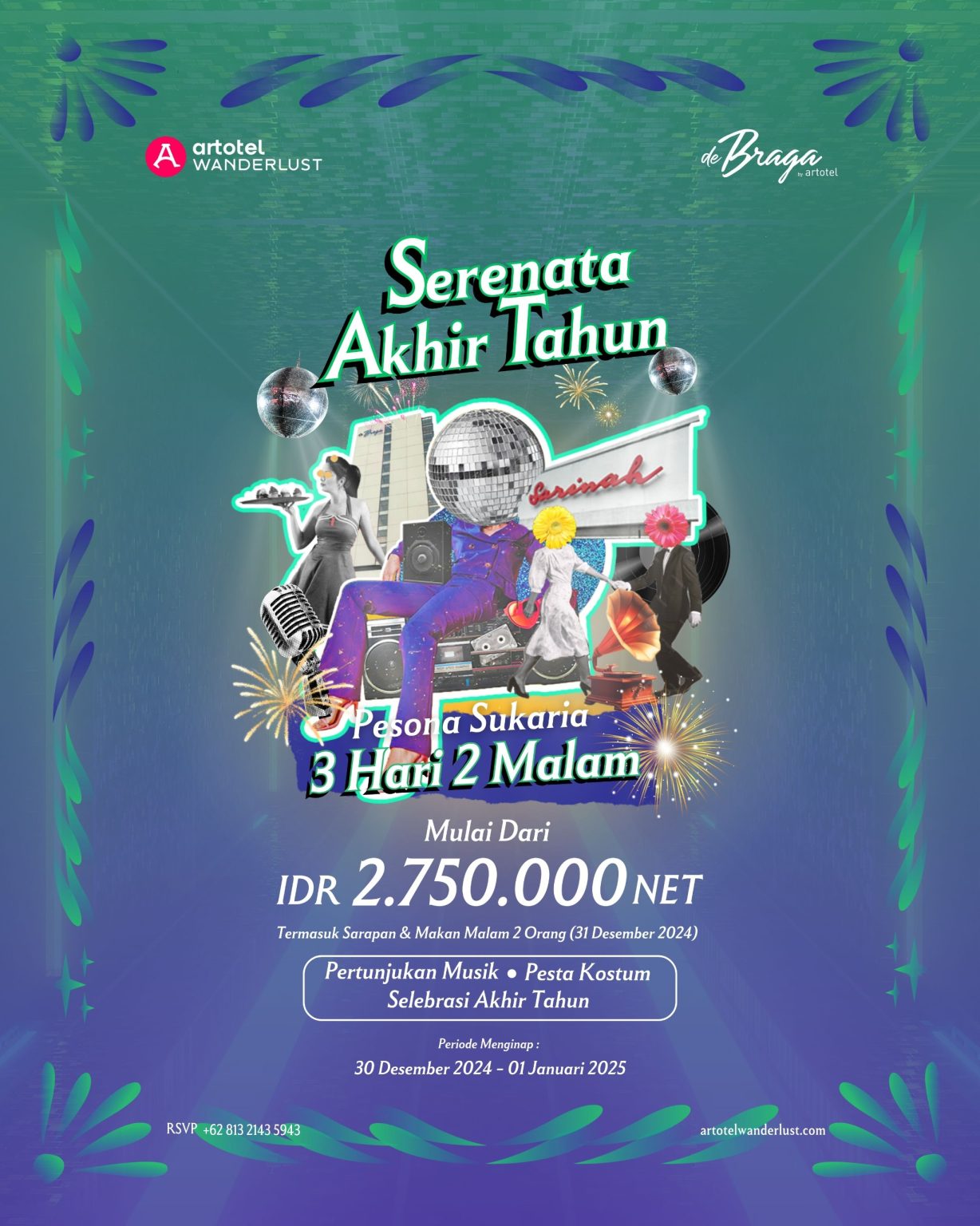 de Braga by ARTOTEL Ikut Semarakan Program Akhir Tahun ARTOTEL WANDERLUST Bertajuk “Serenata Akhir Tahun” (dok de Braga).