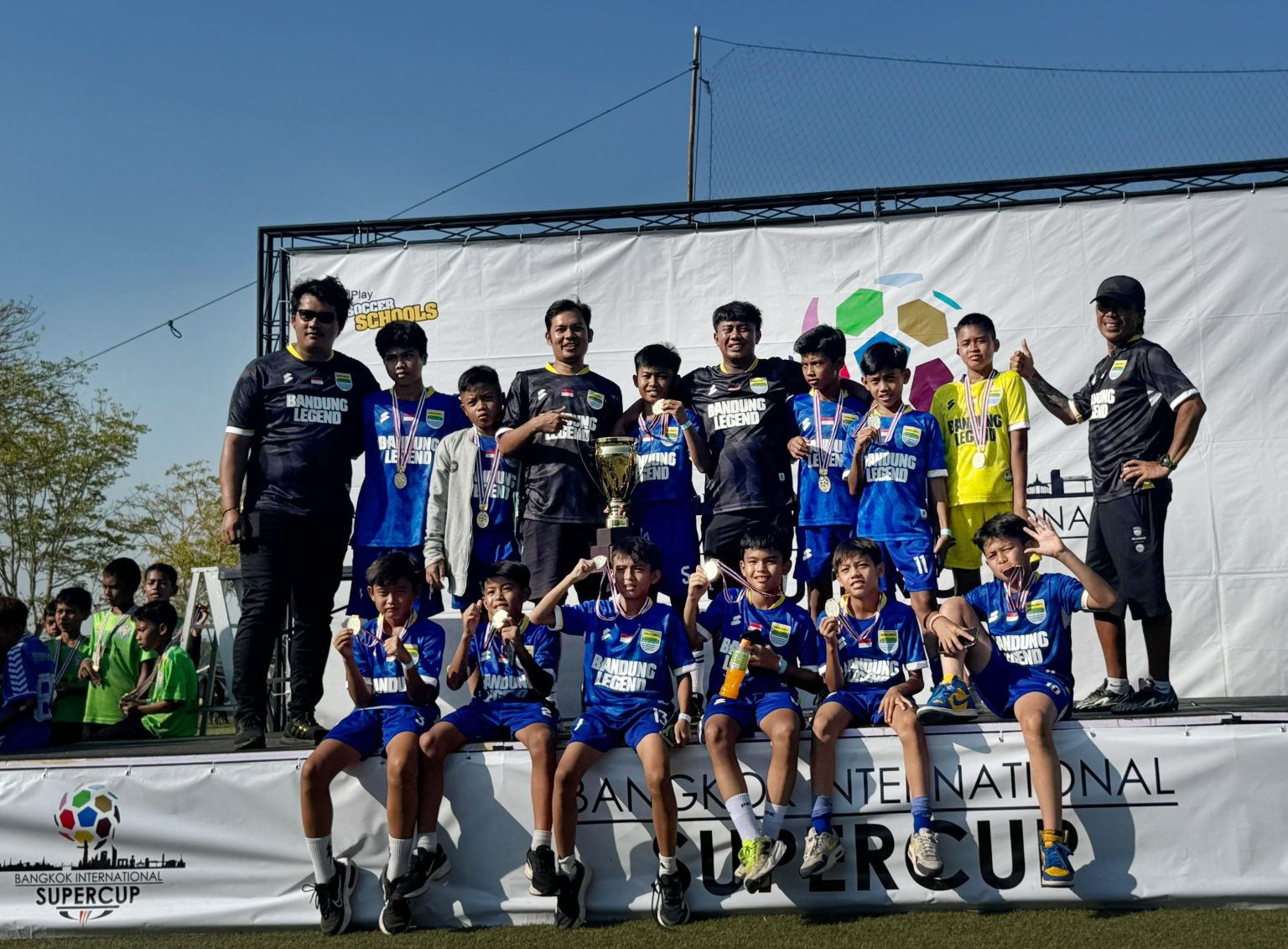 Wakili Indonesia, Tim Bandung Legend U-11 Sukses Juarai Turnamen Sepak Bola Internasional Bangkok Super Cup 2024 (dok).