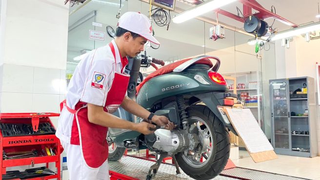 Jangan Abaikan Peran Penting Air Filter di Sepeda Motor (dok Honda).