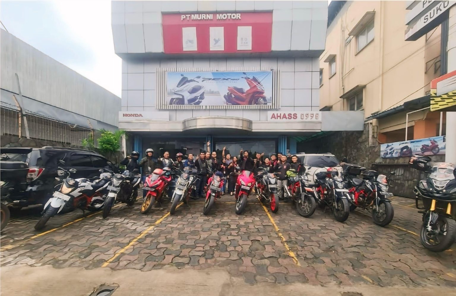 Honda Bogor StreetFire Club (HBSC) Gelar Touring Wajib dan Lantik Anggota Baru (dok Honda).
