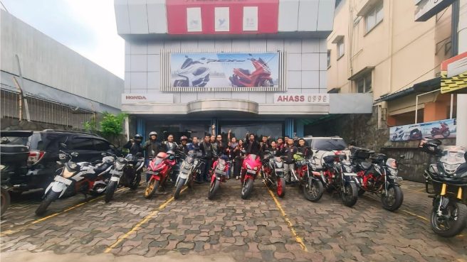 Honda Bogor StreetFire Club (HBSC) Gelar Touring Wajib dan Lantik Anggota Baru (dok Honda).