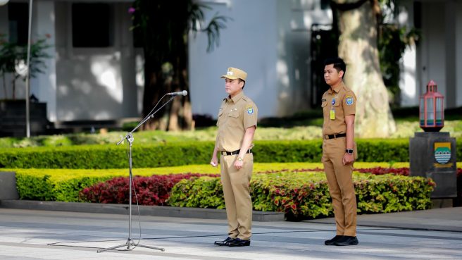 Pimpin Apel Perdana, Wakil Wali Kota Serukan Sinergi Wujudkan Visi Bandung Utama (dok Pemkot Bandung).