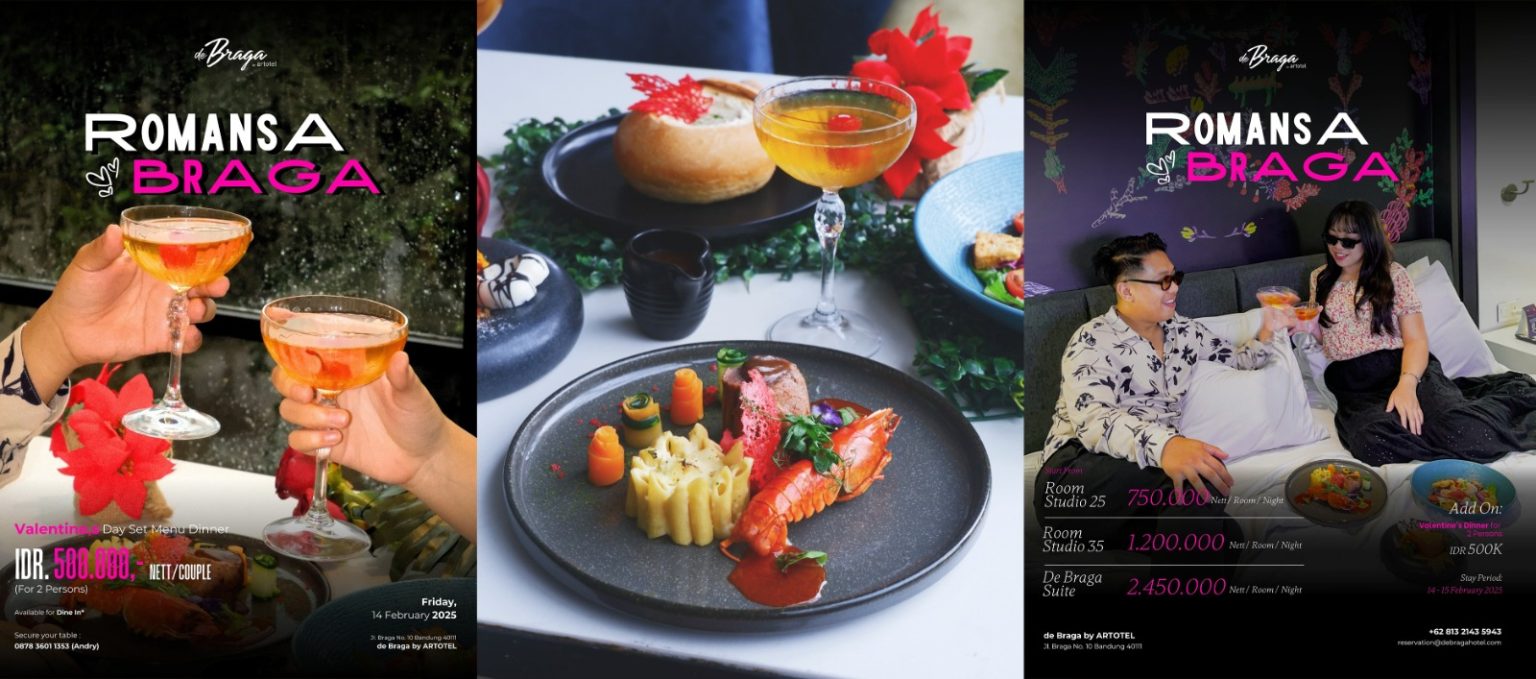 RAYAKAN CINTA DI DE BRAGA BY ARTOTEL BERTEMA ROMANSA BRAGA (dok de Braga)