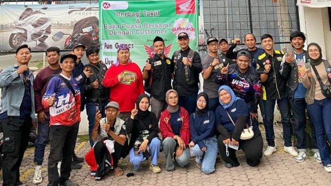 PHOKI Gelar Berbagi Takjil dan Buka Bersama Dealer Virgi Motor Cikarang (dok Honda).