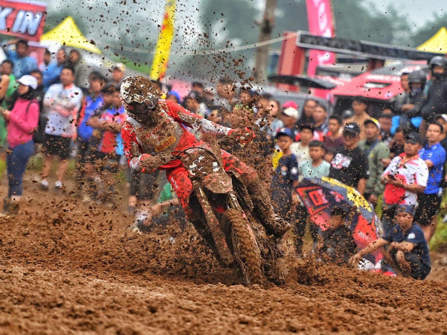 CRF Tetap Melesat Raih Podium di Kejurnas Motocross Wonosobo (dok Honda).