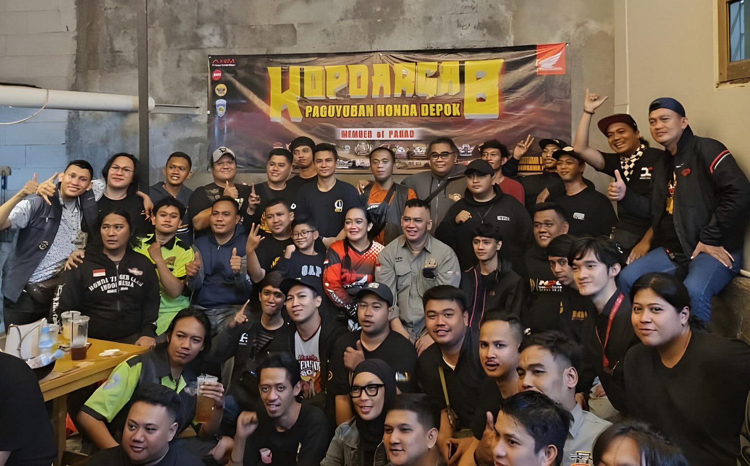 Keseruan Ratusan Bikers Padati Kopdargab PAHAD di Depok (dok Honda)