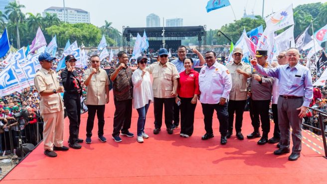 Peringatan May Day di Banjiri Janji Presiden Prabowo untuk Buruh (dok Tim Puan Maharani).