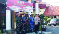 Persiapan apel operasi gabungan TNI dan Polri untuk memberantas premanisme di Kota Cirebon (Instagram Lanal Cirebon).