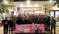 Suasana kemeriahan Booth Honda kolaborasi unik Scoopy x Paddy, yang menampilkan motor Honda Scoopy dengan sentuhan desain dari brand fashion lokal Paddy (dok Honda).