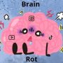 Ilustrasi Brain Rot (Canva Premium).