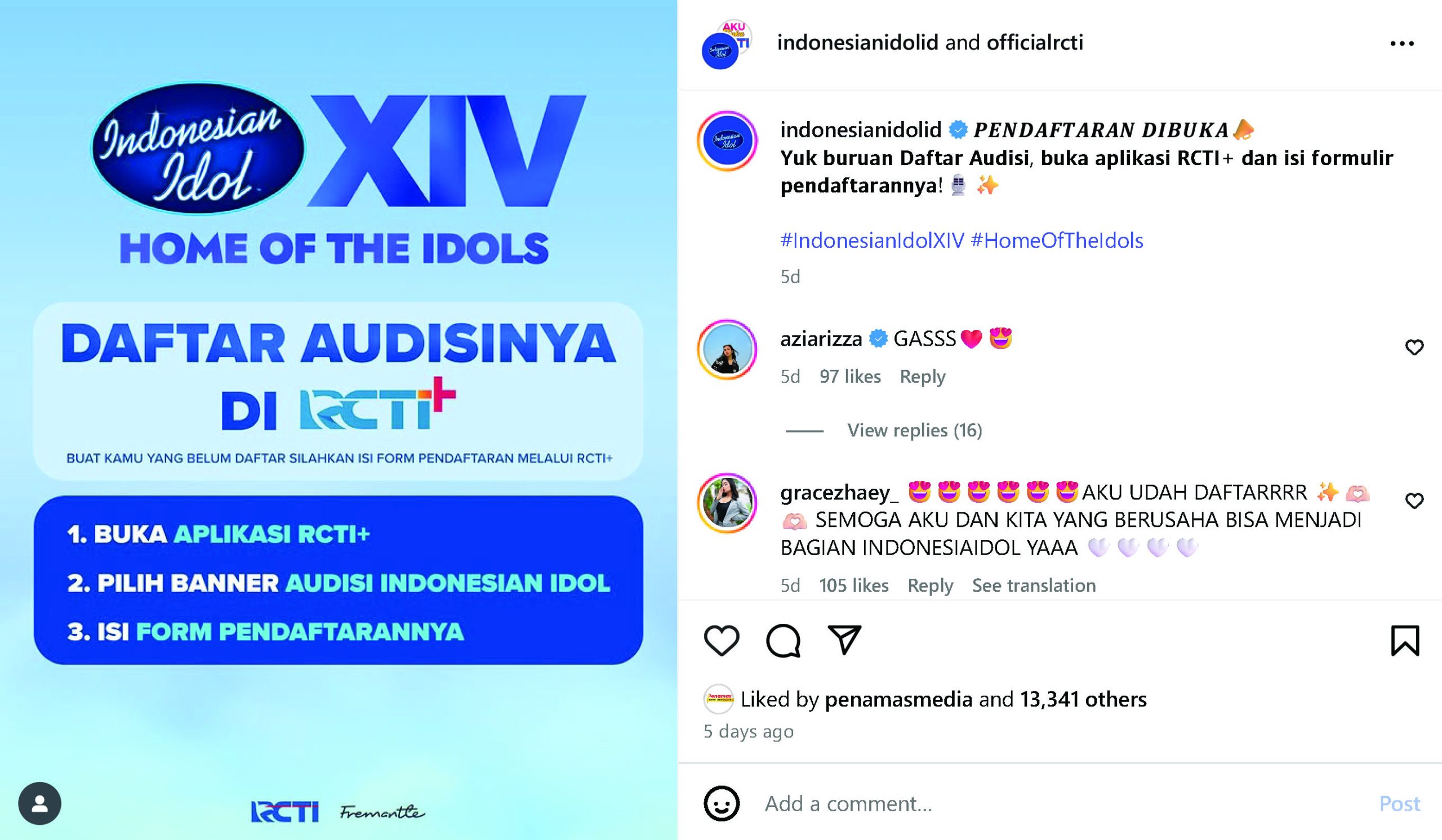 Instagram Indonesian Idol