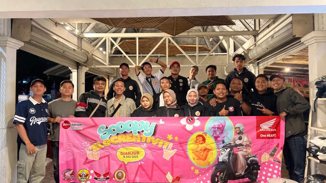 Hangatnya Kebersamaan Komunitas Scoopy di Scoopy Velocreativity Cianjur (dok Honda).