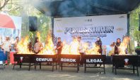 Pemusnahan Barang Kena Cukai Ilegal di Purwakarta Upaya Berkelanjutan dalam Perlindungan Keuangan Negara (dok).