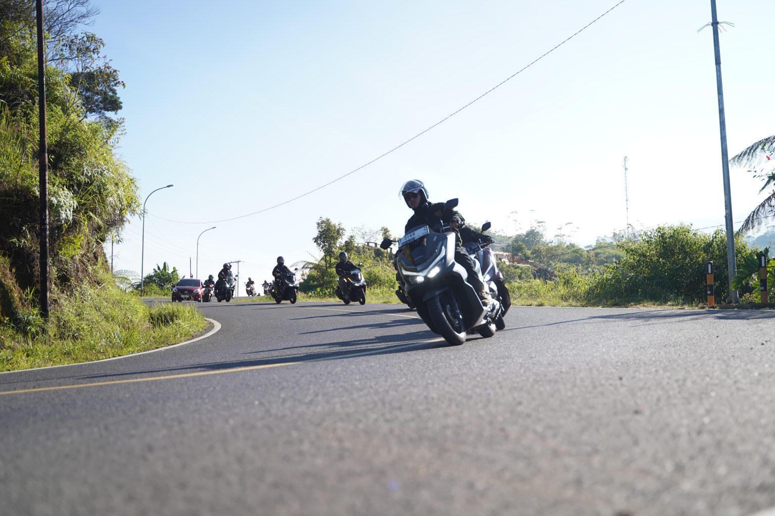 Tips Aman Mendahului untuk Pengendara Motor, Jangan Asal Gas (dok Honda).