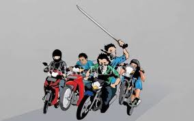 Ilustrasi Geng Motor (Radar Bogor).