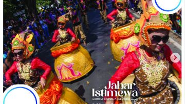 Kirab budaya memeriahkan HUT RI ke-80 digelar Selasa 19 Agustus 2025 (Instagram Humas Jabar).