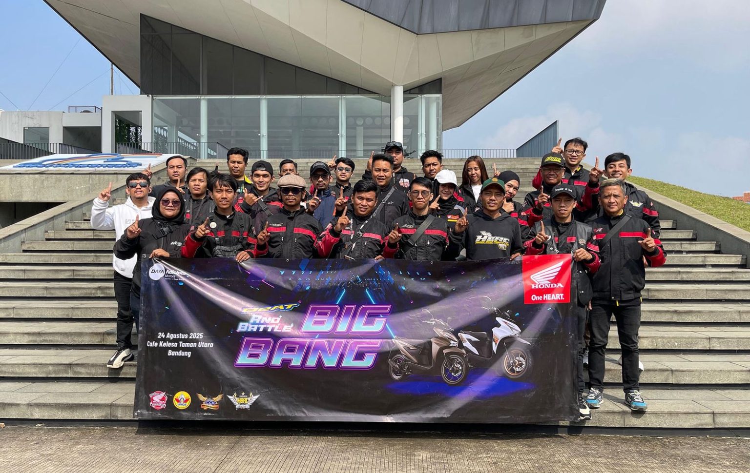 BeAT and Battle Jadi Ajang Kebersamaan Komunitas Honda BeAT di Bandung