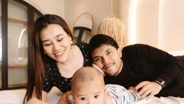 Aaliyah Massaid dan Thariq Halilintar Perlihatkan Wajah Sang Putra yang Berusia 3 Bulan
