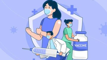 Ilustrasi vaksin campak (Freepik).