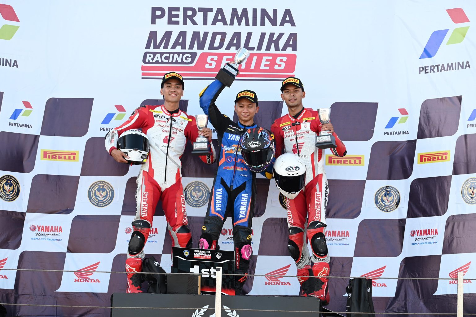 Melesat dengan CBR600RR, Pebalap Astra Honda Dominasi Podium 600cc di Mandalika (dok Honda).