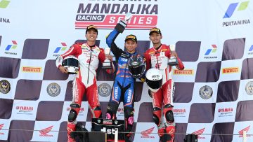 Melesat dengan CBR600RR, Pebalap Astra Honda Dominasi Podium 600cc di Mandalika (dok Honda).