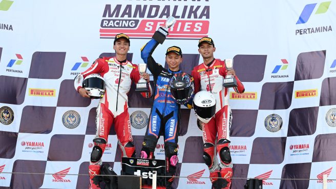 Melesat dengan CBR600RR, Pebalap Astra Honda Dominasi Podium 600cc di Mandalika (dok Honda).