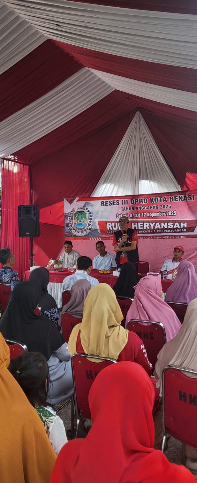 Anggota DPRD Kota Bekasi Rudy Heryansah Serap Aspirasi Warga Harapan Mulya (dok).