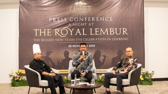 Press Conference promo akhir tahun di L'Eminence Golf & Resort Lembang, Bandung (Rizki Oktaviani/Prolitenew).