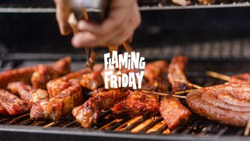 FLAMING FRIDAY – HANGOUT DAN AYCE BARBEQUE DI de BRAGA BY AROTEL YANG EKSOTIS