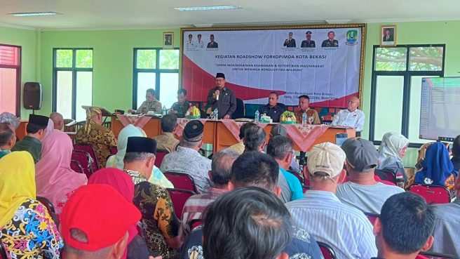 Perkuat Sinergi Jaga Kondusifitas Wilayah Ketua DPRD Kota Bekasi Hadiri Roadshow Forkopimda di Kecamatan Medan Satria (dok).