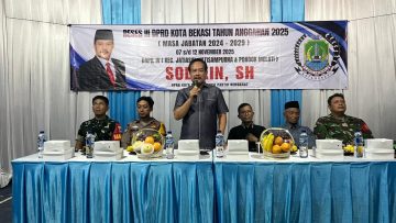 Sodikin Anggota DPRD Kota Bekasi menggelar reses (dok).