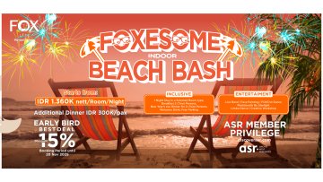 “FOXESOME BEACH BASH” – Rayakan Tahun Baru dengan Nuansa Pantai di FOX LITE Hotel Majalaya (dok).