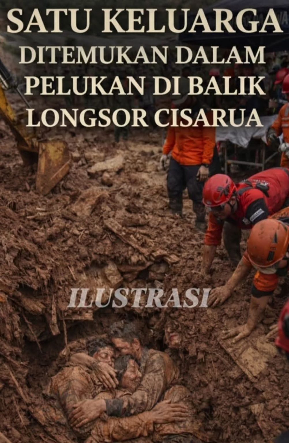Ilustrasi Basarnas resmi perpanjang pencarian korban longsor Cisarua (net).