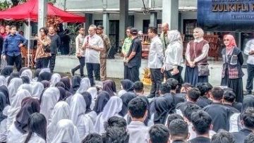 Menko Zulkifli Hasan Paparkan Program MGB di Hadapan Para Siswa Menuju Indonesia Emas 2045 (Media Patriot).