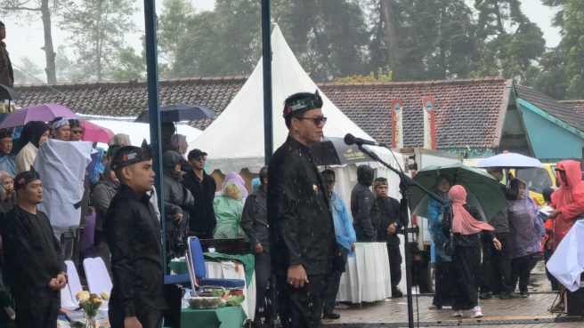 Peringatan Hardesnas, Bupati Dadang Supriatna Sampaikan Bedas Membangun Desa, Menjaga Alam, Melayani Rakyat (dok).
