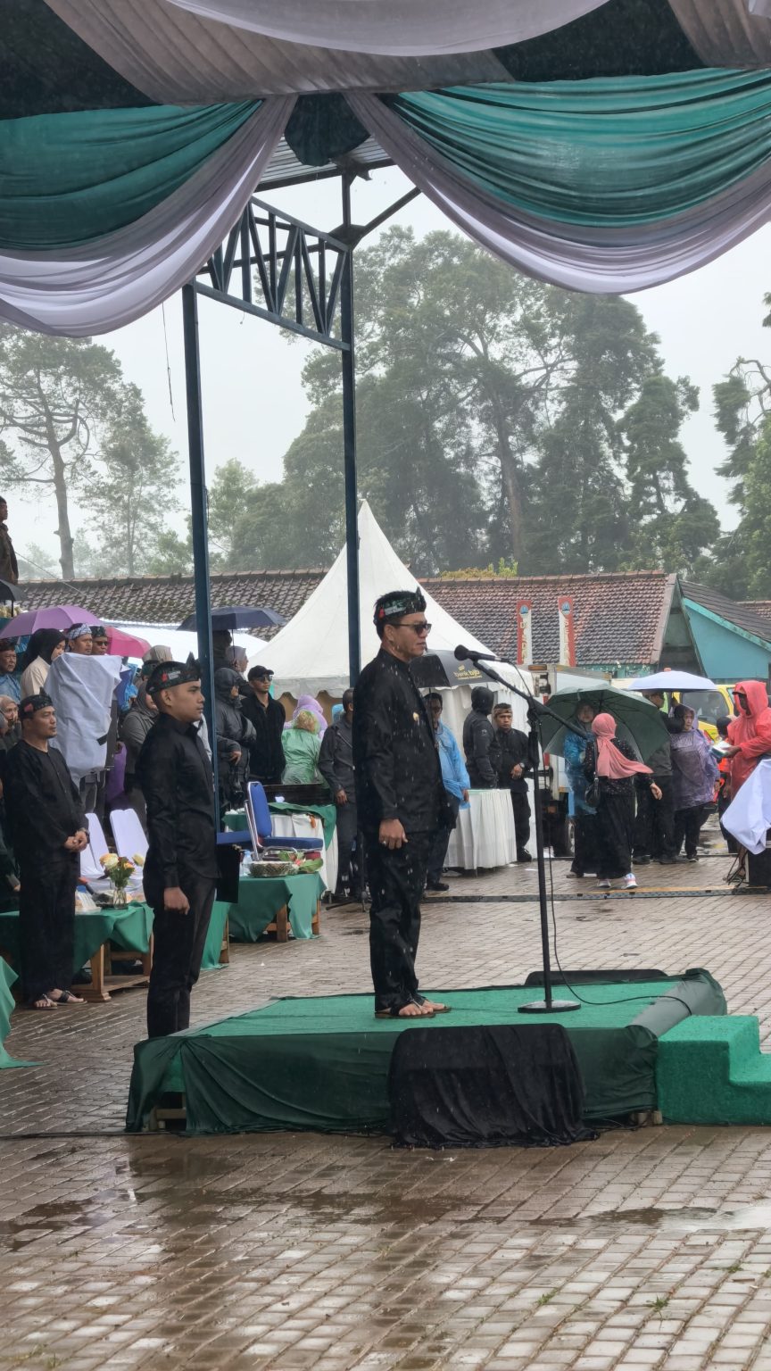 Peringatan Hardesnas, Bupati Dadang Supriatna Sampaikan Bedas Membangun Desa, Menjaga Alam, Melayani Rakyat (dok).