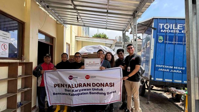 Daya Group dan DAM Salurkan Bantuan serta Gelar Servis Gratis untuk Korban Bencana Tanah Longsor di Cisarua, Bandung Barat (dok Hond).