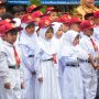 Antusias Anak-anak Sekolah di Hari Pertama Masuk (dok).