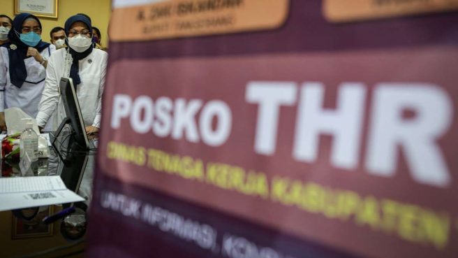 Disnaker bangun posko THR untuk tampung keluhar pegawai (net).