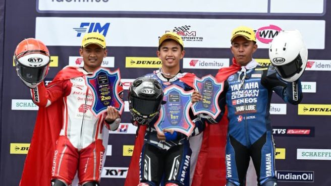 Aksi Kencang Pebalap Astra Honda Taklukkan Podium ARRC Sepang (dok Honda).
