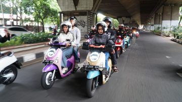 Scoopy Your Mode, Your Ride Hadirkan Gaya Retro Fashionable dan Kebersamaan Unik Pengguna Honda Scoopy di Bandung (dok Honda).