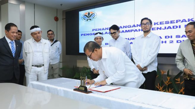 Teken MoU PSEL Sarimukti Kabupaten Bandung Menuju Zero Waste (dok).
