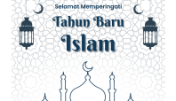 Ilustrasi Tahun Baru Islam (Canva).