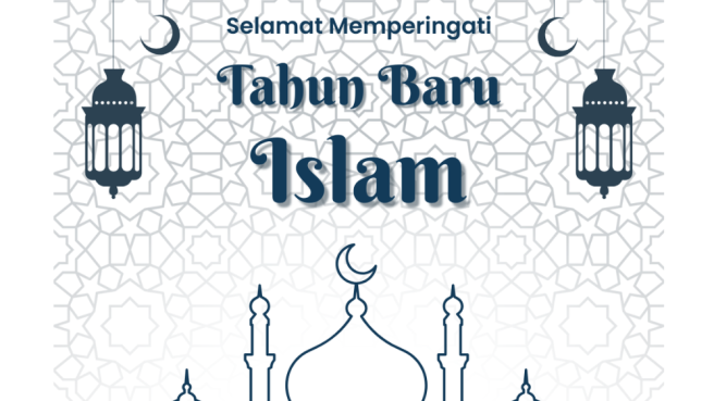 Ilustrasi Tahun Baru Islam (Canva).