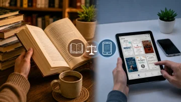 E-Book vs Buku Cetak: Di Era Digital 2026, Mana yang Masih Bertahan?