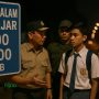 Ilustrasi jam malam pelajar untuk pencegahan jadi korban begal (tinta hijau).